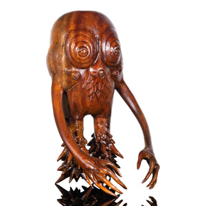 Wooden Electric Monkey Man Sculpture by Mars-1