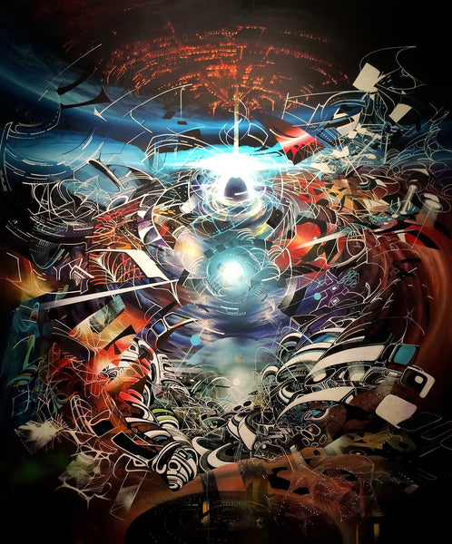 G_{\mu \nu} + \Lambda g_{\mu \nu}= {8\pi G\over c^4} T_{\mu \nu} (0000-01) by Adam Psybe
